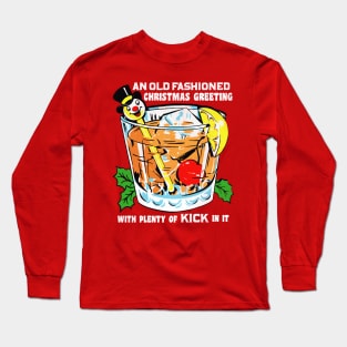 An Old Fashioned Christmas Greeting Long Sleeve T-Shirt